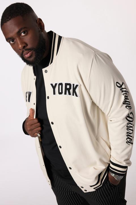 Immagine prodotto Sthuge Giacca in stile college di felpa con colletto, fino alla tg. 8XL (XXL)