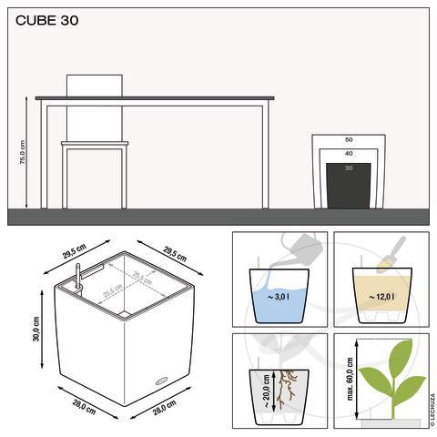 Produktbild Lechuza Cube (29.50 x 29.50 x 30 cm)