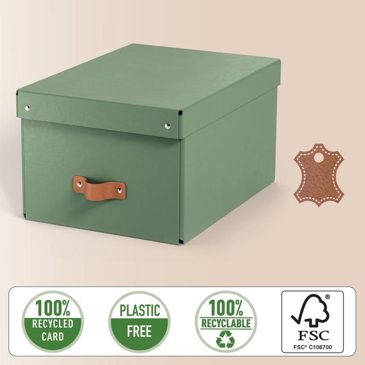 Actual product image Leitz Storage Box Puro Medium with Lid (A4)