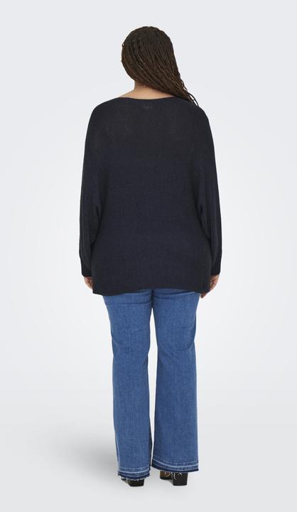 Immagine prodotto Only Maglia Fit Collo rotondo Plus Polsini a costine Pullover lavorato a maglia (S)