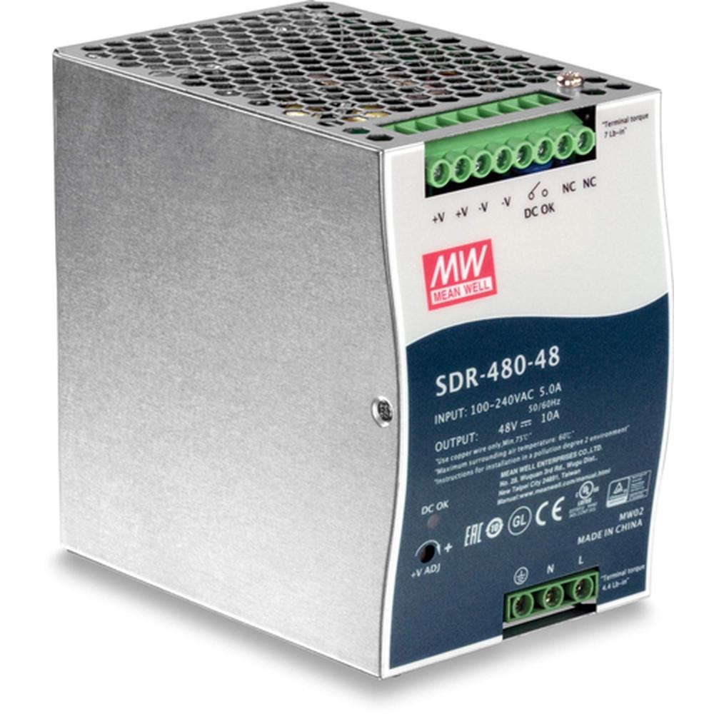 Trendnet TI-S48048 AC, DC 85..., Switch di rete, Grigio, Blu