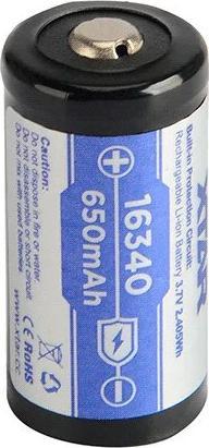 Xtar 16340 650mAh battery with protection