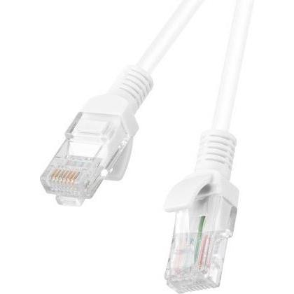 Lanberg PATCHCORD KAT.5E UTP 1.5M BIAŁY FLUKE PASSED 10-PACK (U/UTP, CAT5e, 1.50 m), Netzwerkkabel