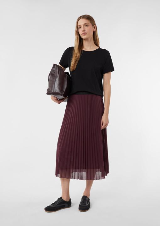 Produktbild Comma Rock Plissierter Mesh-Rock (40)