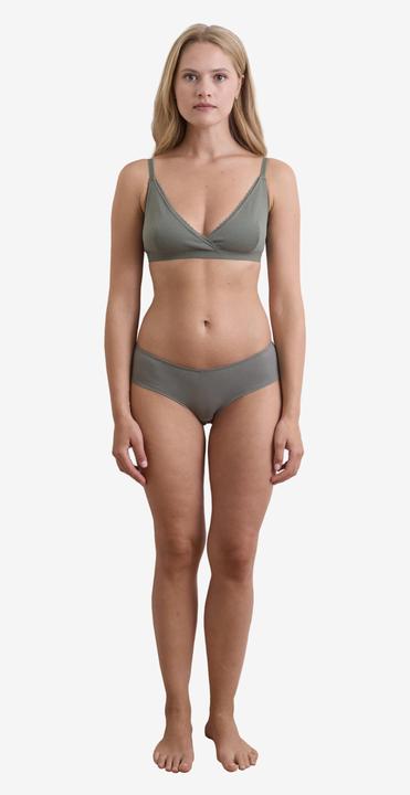 Produktbild Vertbaudet 2er-Pack Soft-BHs für Schwangerschaft & Stillzeit mit Wickelausschnitt, Bio-Baumwolle (80 E)