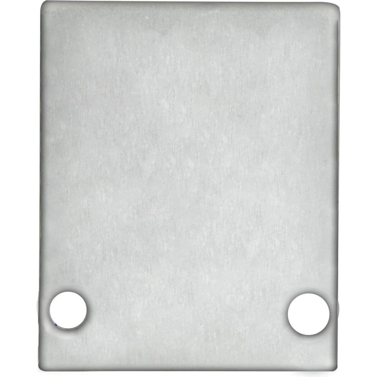 Isoled, Zubehör Beleuchtung, Endkappe EC89 Aluminium eloxiert für Profil HIDE SINGLE inkl. Schrauben