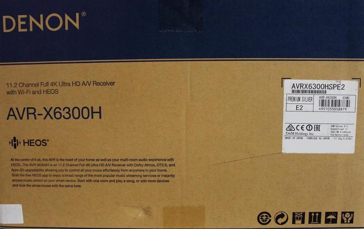 Actual product image Denon Avr-X6300h (11.2 Channel, FM)
