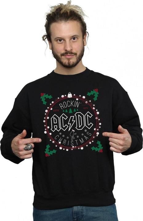 Produktbild AC/DC Weihnachten Kreis Baumwolle Sweatshir (XL)