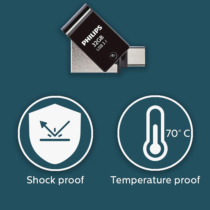 Immagine prodotto Philips FM32DC152B (32 GB, USB-C)