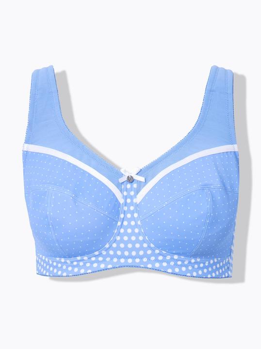 Actual product image Ulla Popken Mixed Polka Dot Relief B ra (85 C)