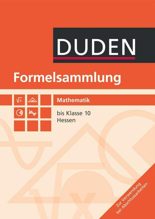 Produktbild Formelsammlung bis 10. Schuljahr. Mathematik. HE (Deutsch, 2010)