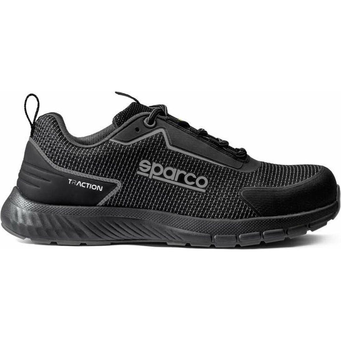 Sparco Uomo Nero Scarpe Da Racing, Sicherheitsschuhe Traction (45)