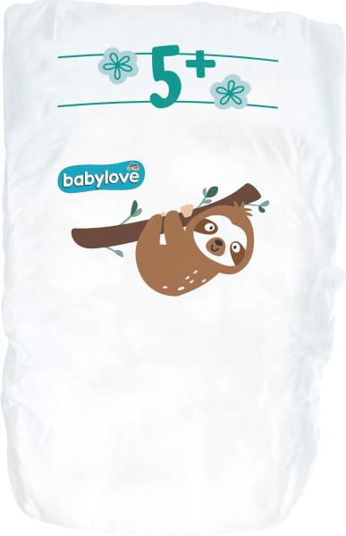 Produktbild dm babylove Premium-Windeln (Gr. 5+, Tragepack, 34 Stück)