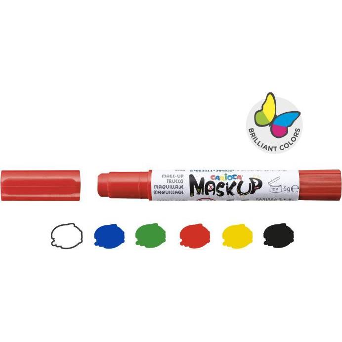 Thumbnail - Carioca Mack-Up Party Box 6 Stück, Rot