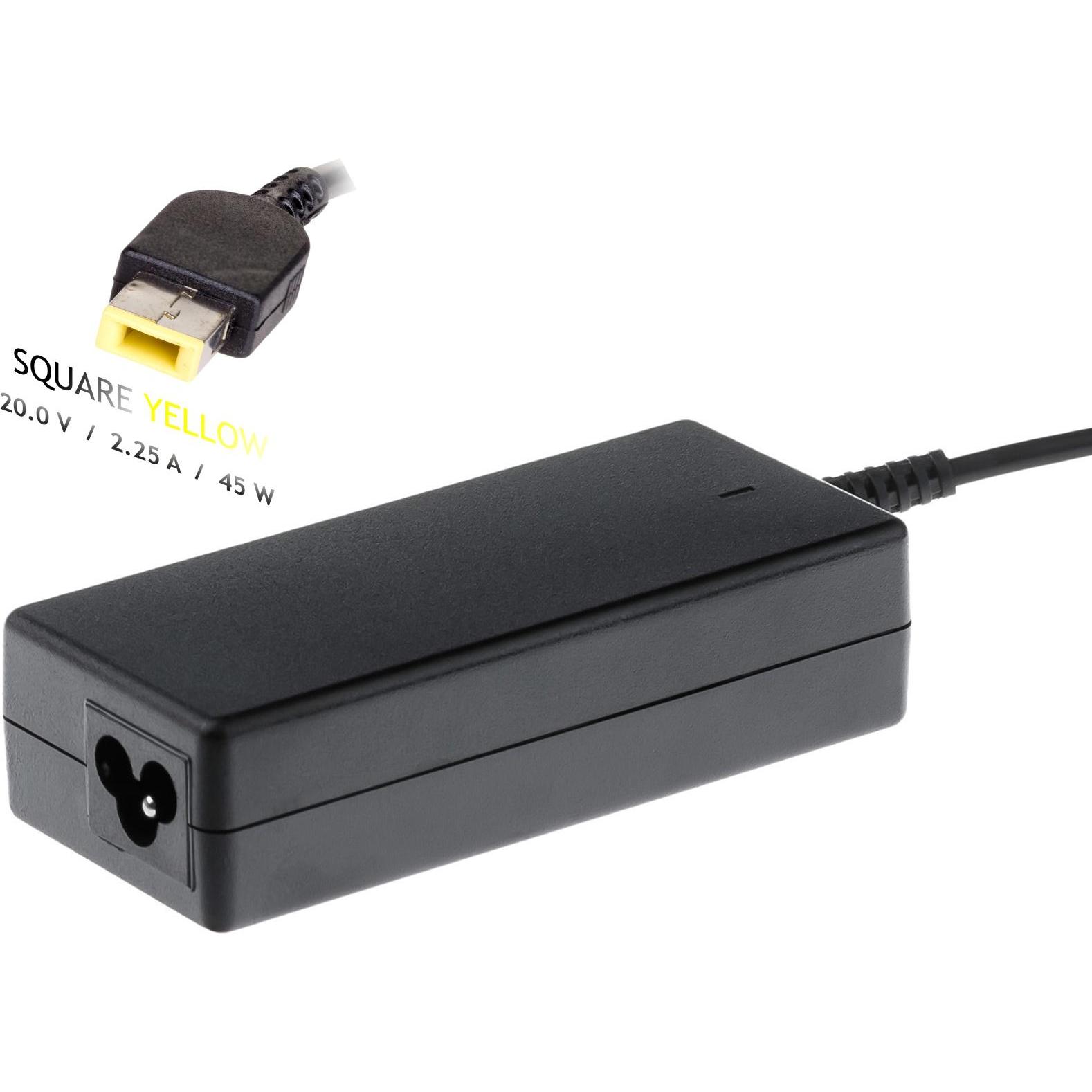 Thumbnail - Akyga AK-ND-51 - Notebook - Indoor - 100 - 250 V - 55 +/- 5 Hz - 45 W - 20 V (45 W), Notebook Netzteil, Schwarz