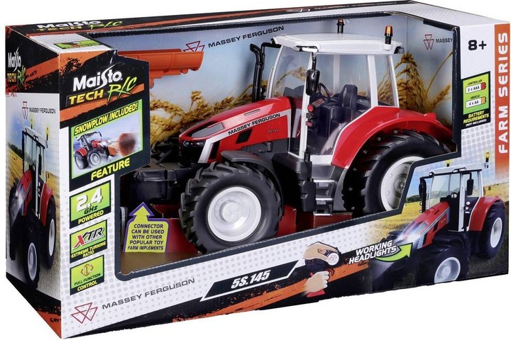Immagine prodotto Maisto Trattore Massey Ferguson con lama da neve