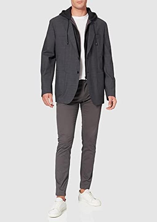 Productafbeelding Hackett Moderne Blazer mit Kapuze, Reissverschluss und Patch-Taschen (48)