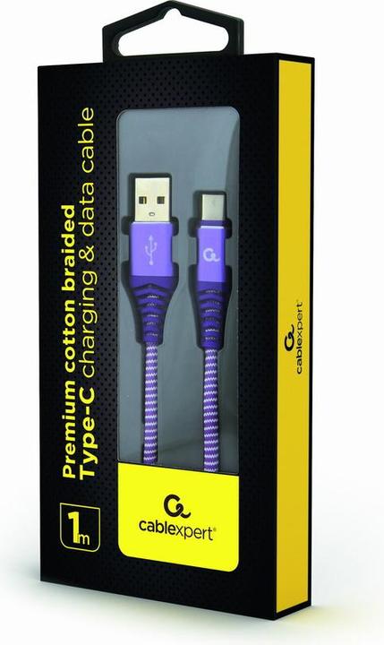 Immagine prodotto Gembird CC-USB2B-AMCM-1M-PW Cavo USB 1,8 m USB 2.0 USB A USB C Viola (1 m, USB 2.0)