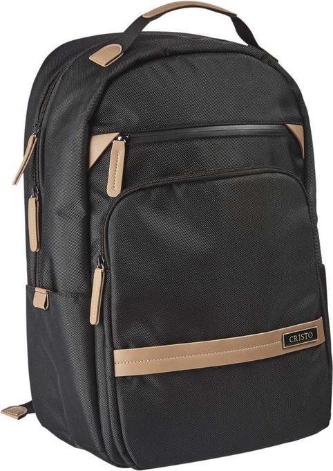 Actual product image Brepols Cristo Sac à dos en PET recyclé PET - 15,6" - noir