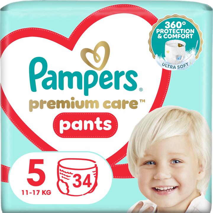 Image du produit Pampers Premium Care (Taille 5, Pack, 34 pièce(s))