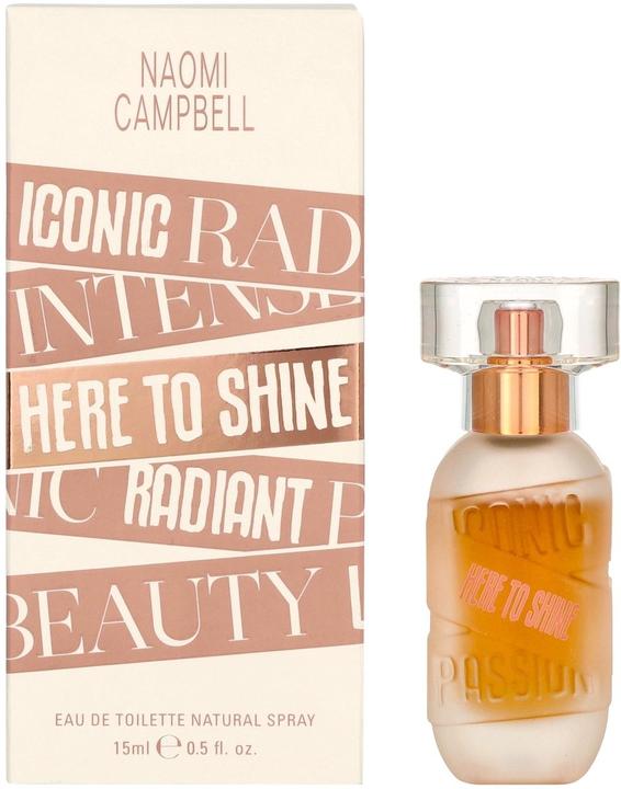 Actual product image Naomi Campbell Here To Shine (Eau de toilette, 15 ml)
