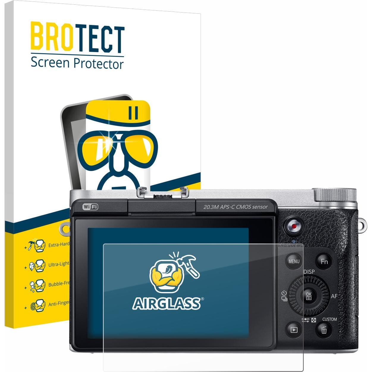 BROTECT AirGlass Panzerglasfolie (Displayschutz), Kameraschutz