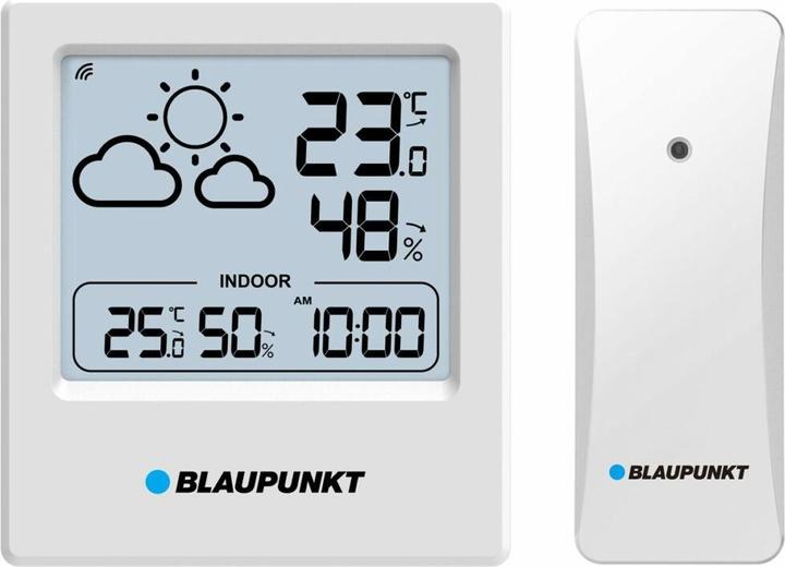 Blaupunkt Stacja pogodowa z czujnikiem zewnętrznym WS10WH