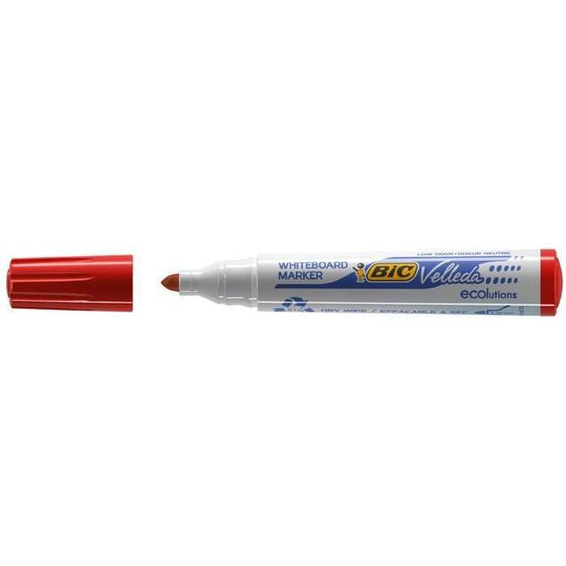 Bic, Marker, Whiteboardmarker Velleda 1701 1-5 mm (Rot, 1.40 mm, 12 x)