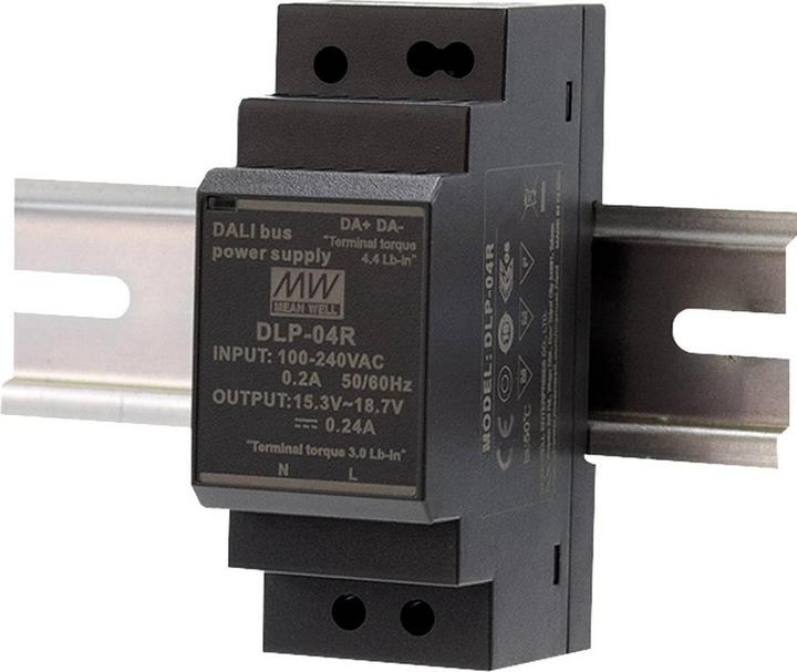 Immagine prodotto MeanWell MEAN WELL DLP-04R, 90 - 264 V, 4 W, 0,24 A, RoHS, 35 mm, 54,5 mm