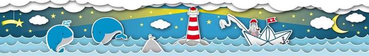 Image du produit A.S. Création Lovely Kids Chambre d'enfant Fishing Captain avec vagues et mer (15 x 500 cm)