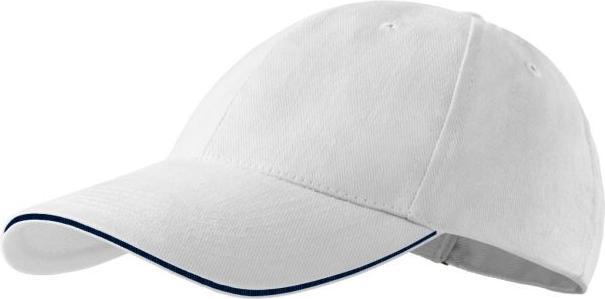 Produktbild Malfini Unisex Sandwich Cap 6P (White)