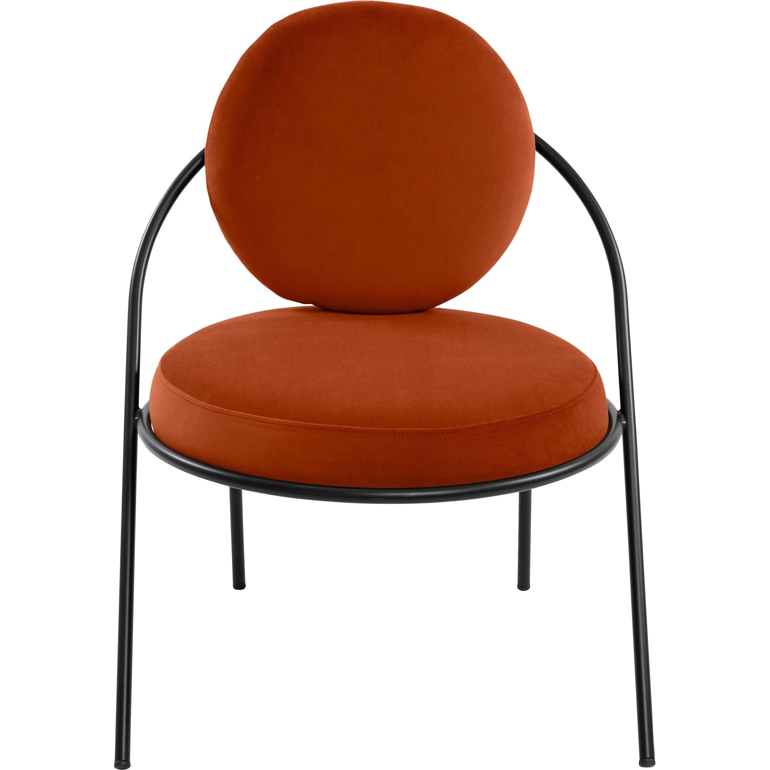 Paperflow, Poltrona, 2 Poltrone In Tessuto Nero Ruggine Saturne