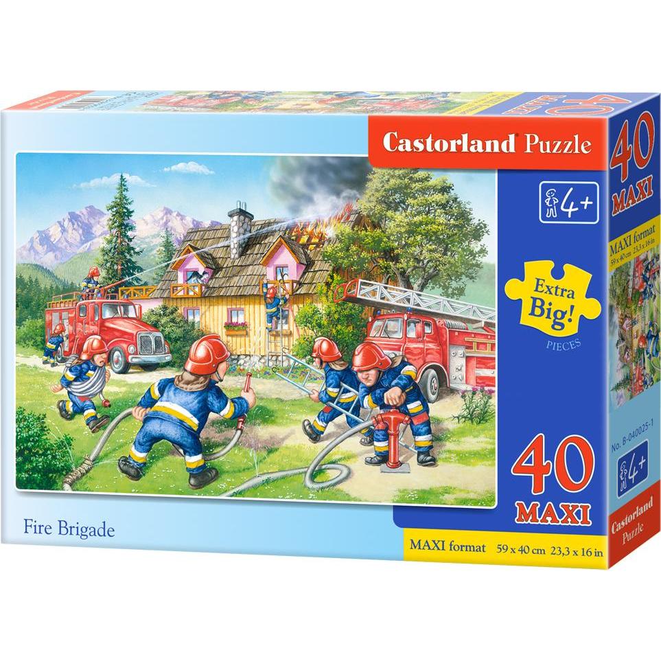 Castorland dėlionė Fire Brigade 40 det. (40 Teile)