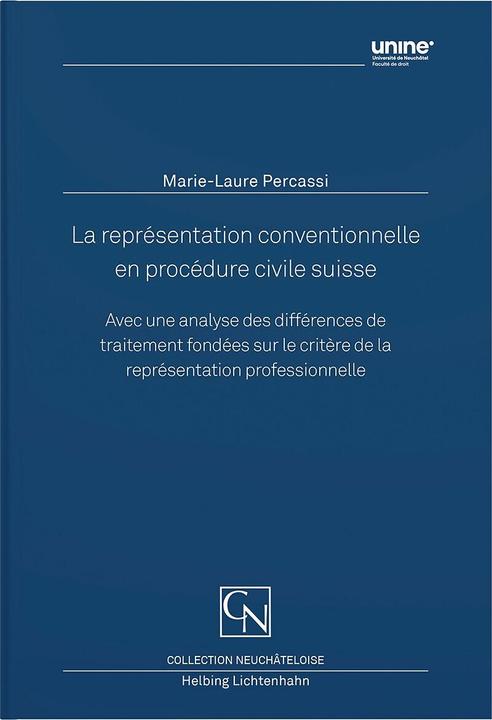 Image du produit La représentation conventionnelle en procédure civile (Français, Marie-Laure Percassi)