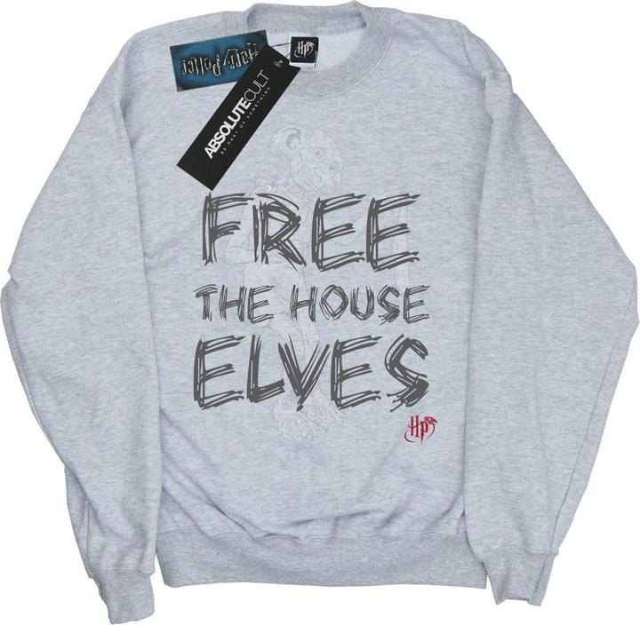Actual product image Mens Dobby Free The House Elves Sweatshirt (XXL)