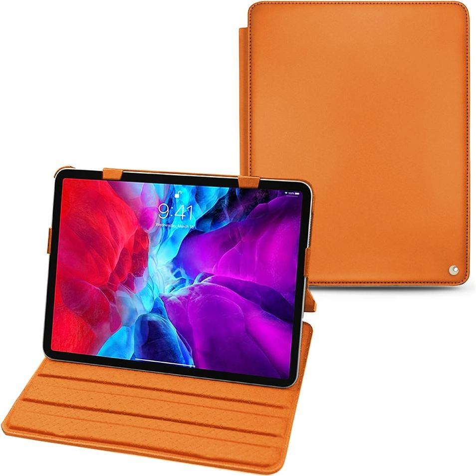 Noreve Lederschutzhülle horizontal (IPAD PRO 12.9 2021), Tablet Hülle, Orange