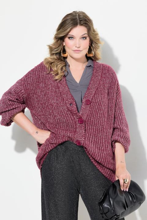 Produktbild Miamoda Strickjacke mit Glitzergarn, Loose Fit (56)