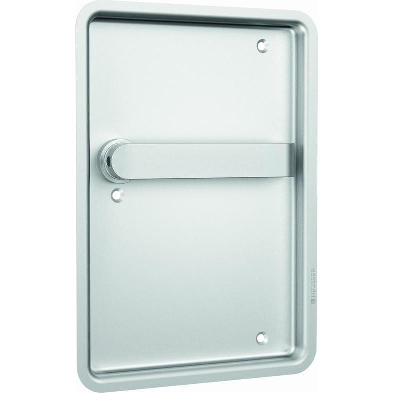 Heusser, Türgriff + Fenstergriff, Einlass-Flachdrücker Serie 3 (Türgriff)
