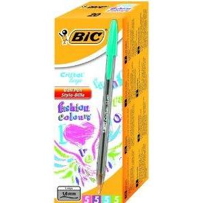 Thumbnail - Bic, Schreibstifte, Cristal large Blau, Grün, Rosa, Lila Kugelschreiber 20 Stück (Blau, Grün, Violett, Rosa, 20 x)