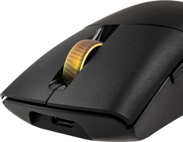 Produktbild ASUS Gaming-Maus ROG KERIS RGB - schwarz (Kabellos, Kabelgebunden)