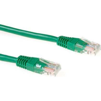 ACT Green 7 meter U/UTP CAT5E patch cable with RJ45 connectors. Cat5e u/utp green 7.00m (U/UTP, CAT5e, 7 m), Netzwerkkab...