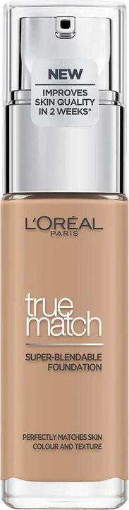 Image du produit L'Oréal Paris L'Oreal Paris True Match Liquid Foundation Skincare Infused with Hyaluronic Acid SPF 17 30ml 9.5W Ma (9,5 W Acajou)