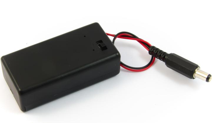 Image du produit Purecrea Compartiment à piles / Porte-piles 9V avec câble de connexion et interrupteur