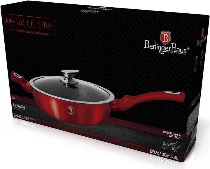 Produktbild BerlingerHaus GRANITE FRY 32cm Red METALLIC LINE BH-1261 (Aluminium, 32 x 7.80 cm)
