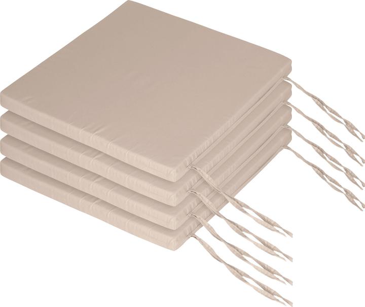 Relaxdays 4 coussins chaise