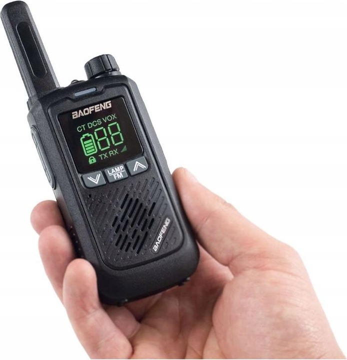 Actual product image Baofeng Walkie-Talkie BF-T17 Black (10 km)