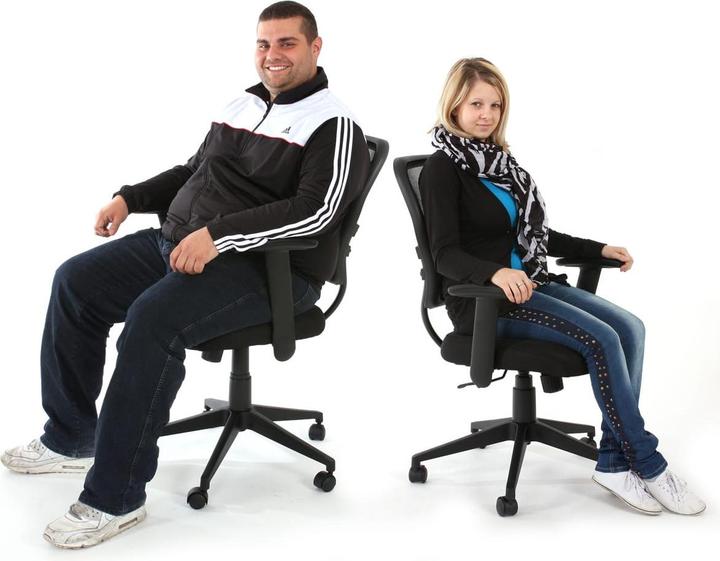 Image du produit Swisshandel24 Chaise de bureau professionnelle Seattle, fauteuil de direction pivotant, charge max. 150 kg (46 - 56 cm)