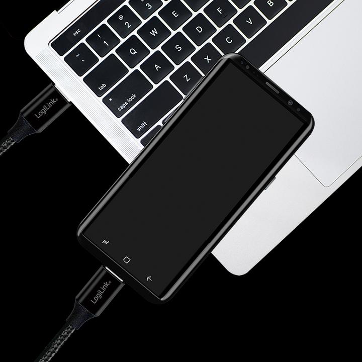 Produktbild LogiLink USB Kabel (0.30 m, USB 2.0, 5 W)