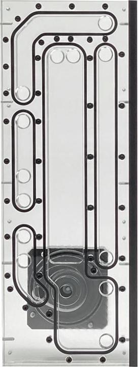 Actual product image Stealkey Customs SK-Crossflow Distroplate D5/DDC - Acrylic