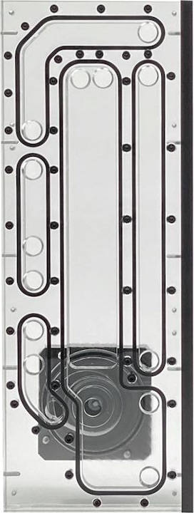 Produktbild Stealkey Customs SK-Crossflow Distroplate D5/DDC - Acryl